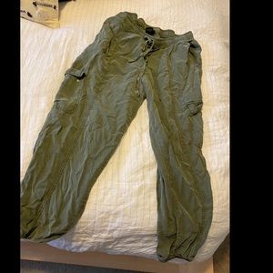 Green cargo pants